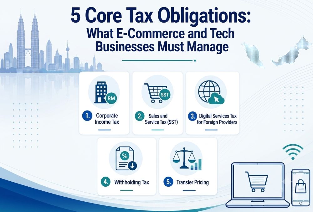 Tax obligations for e-commerce and tech businesses in Malaysia