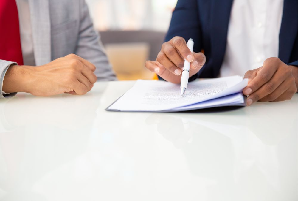 Reviewing and signing agreements between related parties